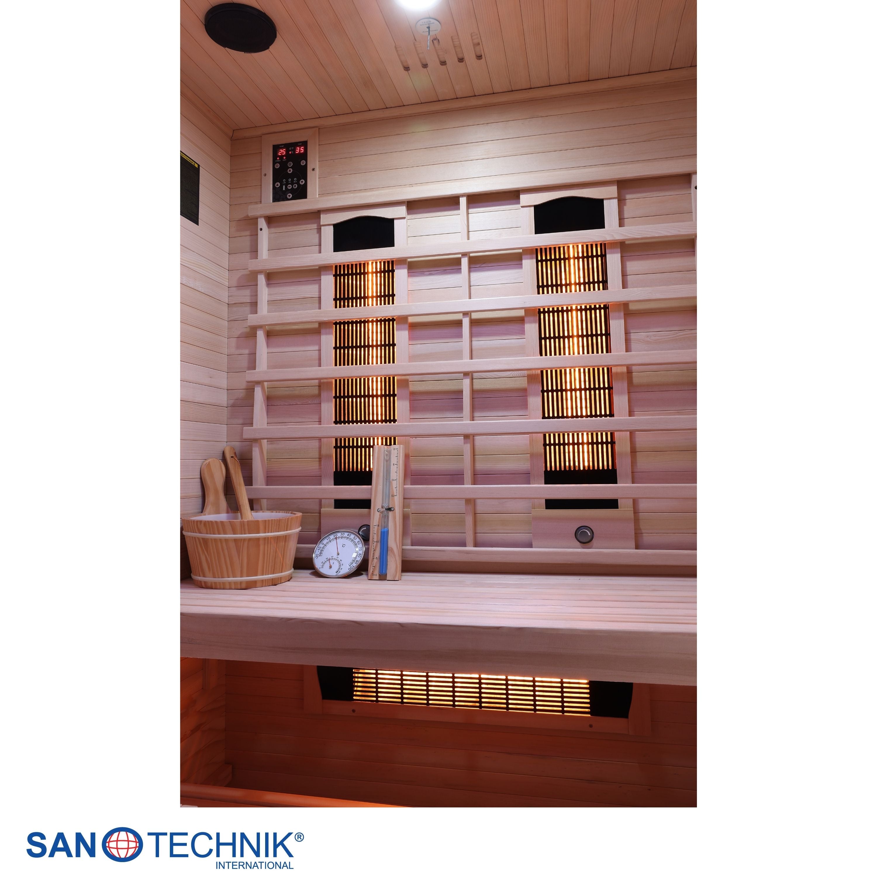 Infrared and Finnish sauna TWINCOMBI for 2 people