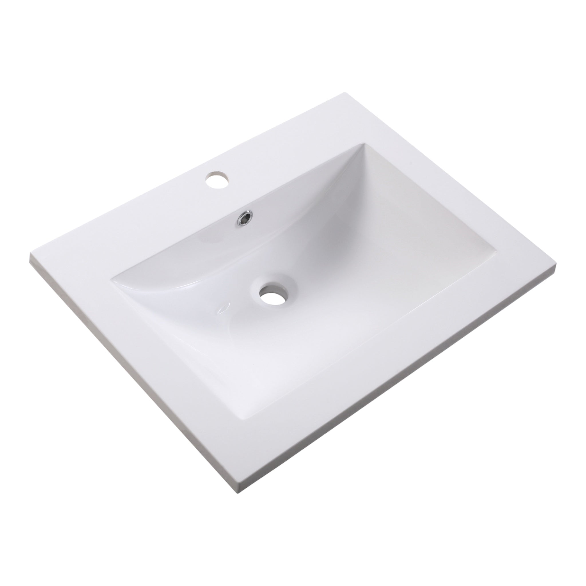 Mineral cast washbasin 60x46x11.2 cm