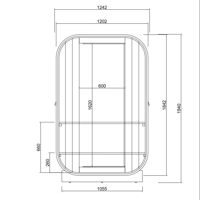 Outdoor barrel sauna LINDHOLM for 1-2 people