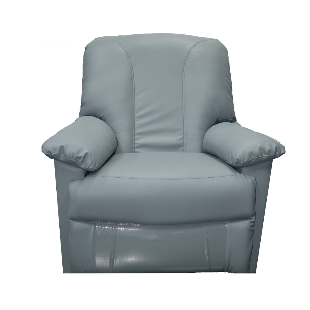 Massagesessel hellgrau - Shiatsu Massagefunktion