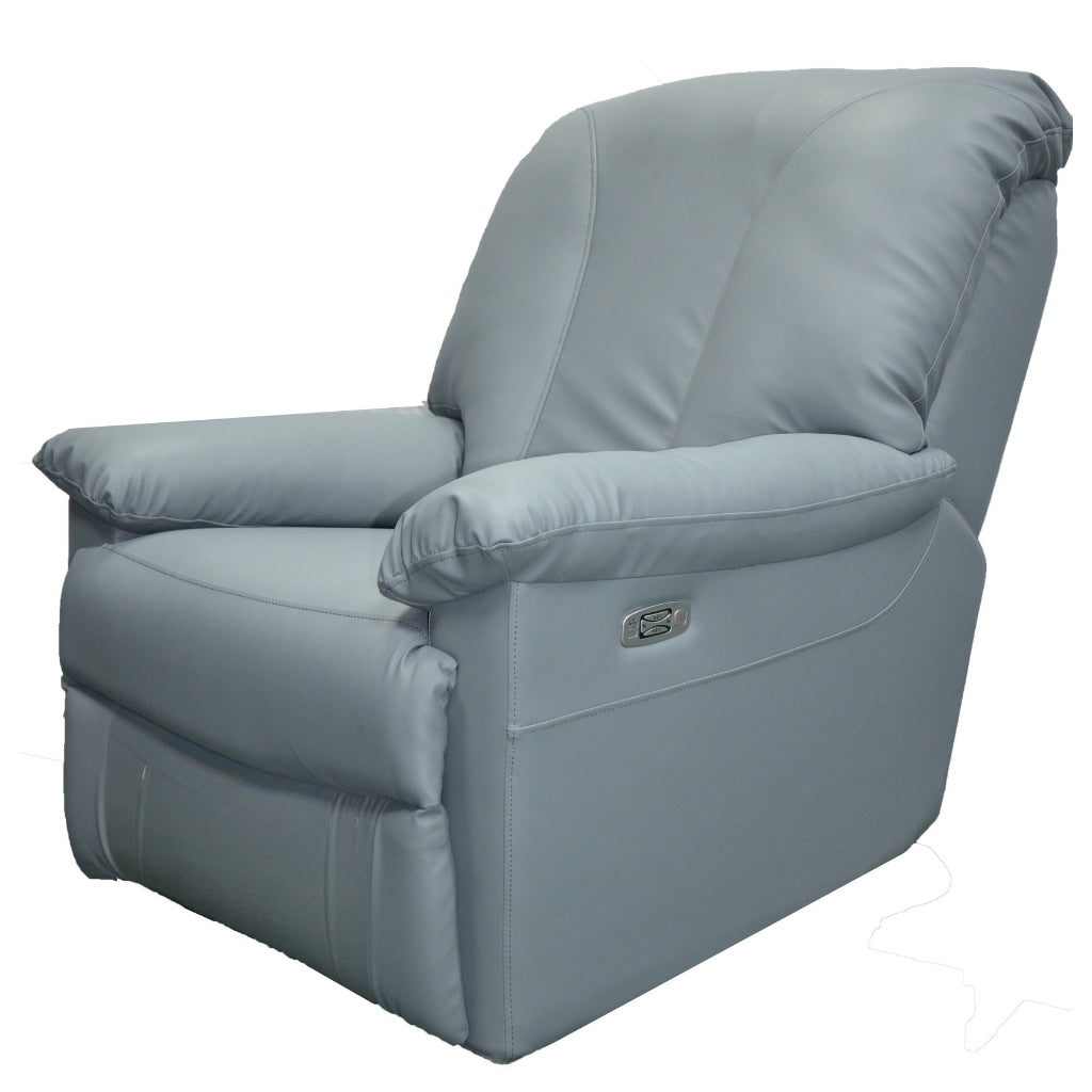 Massagesessel hellgrau - Shiatsu Massagefunktion