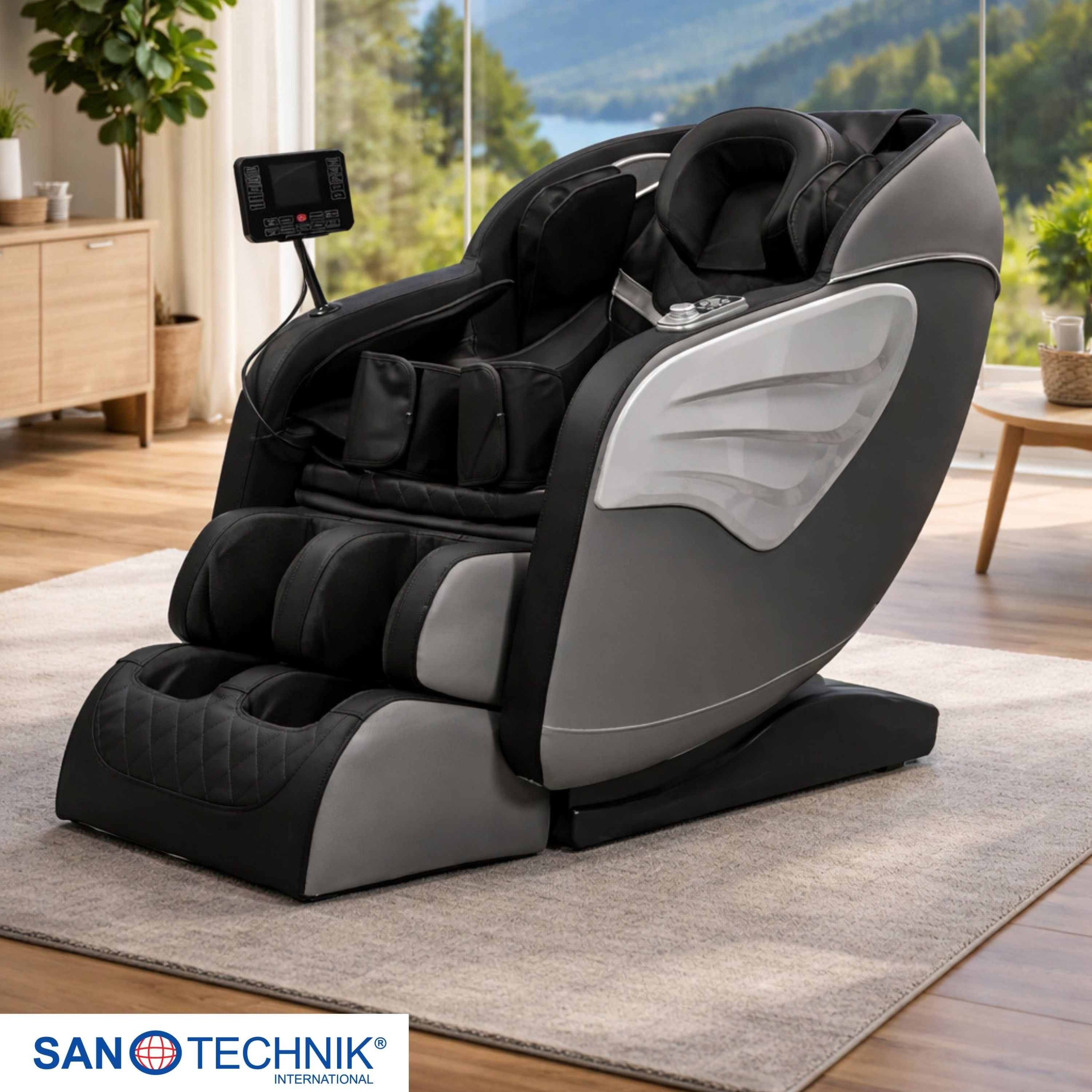 Master Pro luxury massage chair black