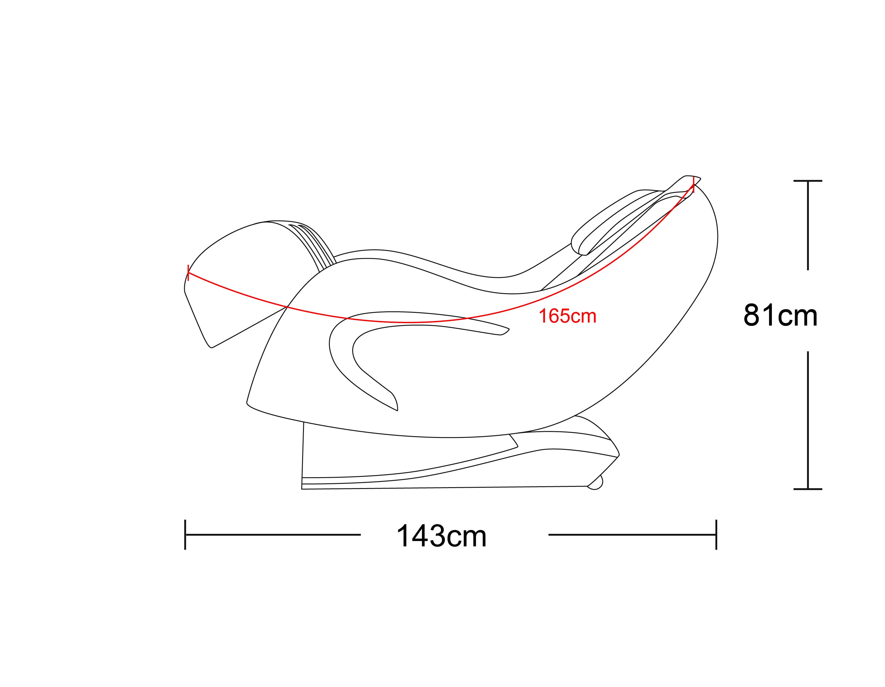 Luxus-Massagesessel grau/beige