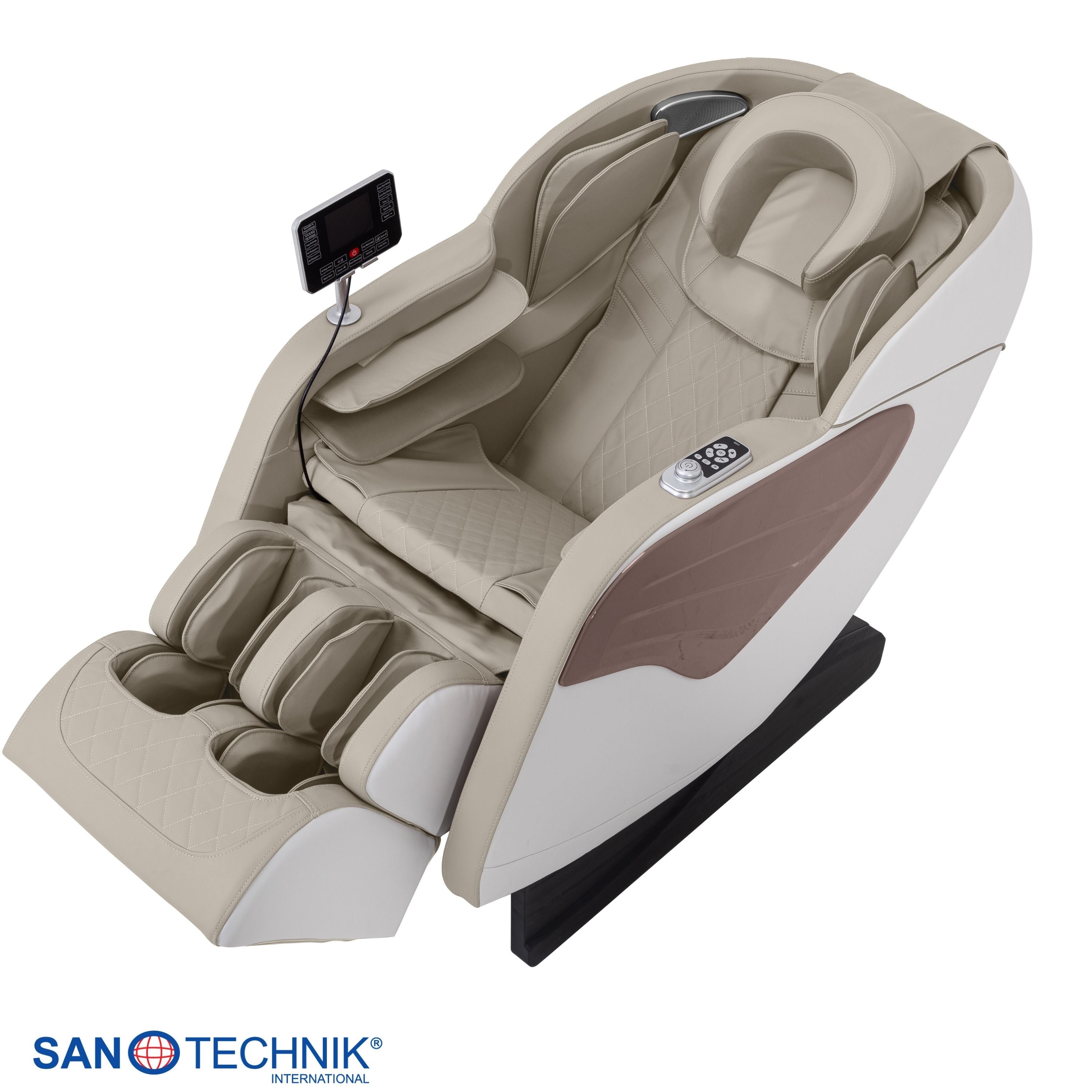 Sillón de masaje de lujo Master Pro, beige