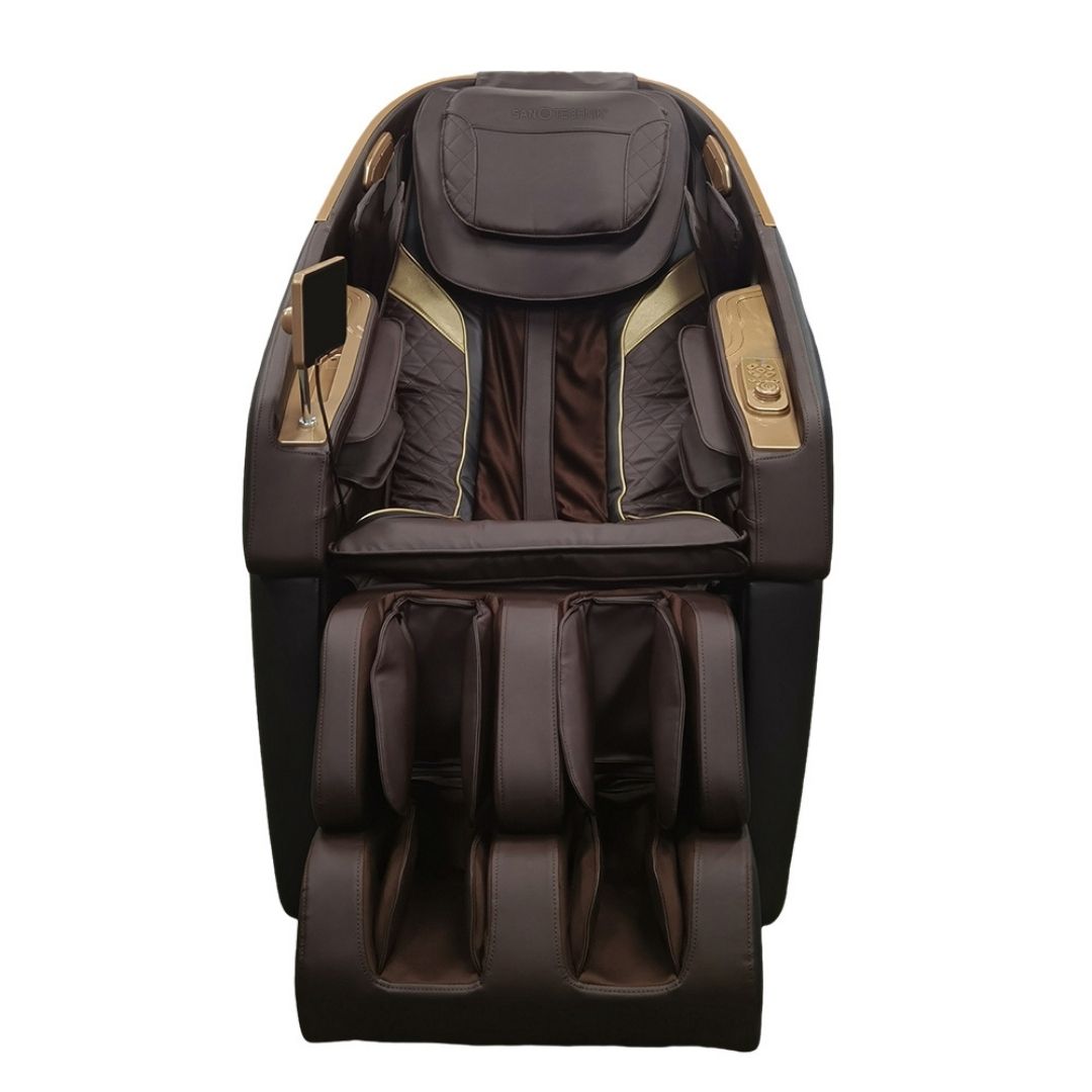 MEDORA luxury massage chair anthracite/brown