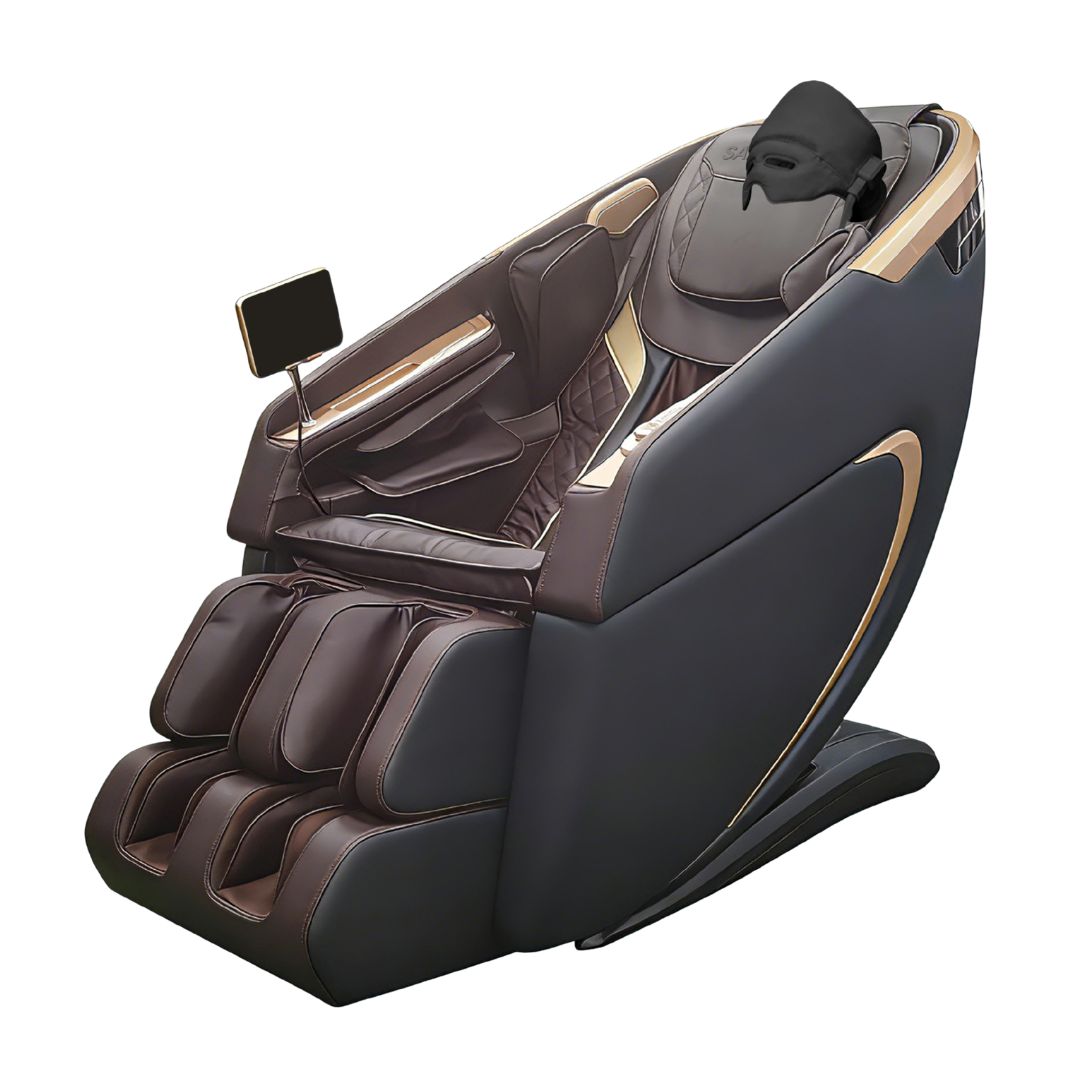 MEDORA luxury massage chair anthracite/brown