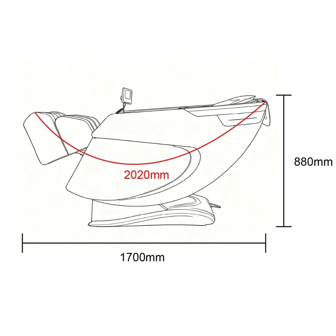 RESTORA luxury massage chair beige/cream