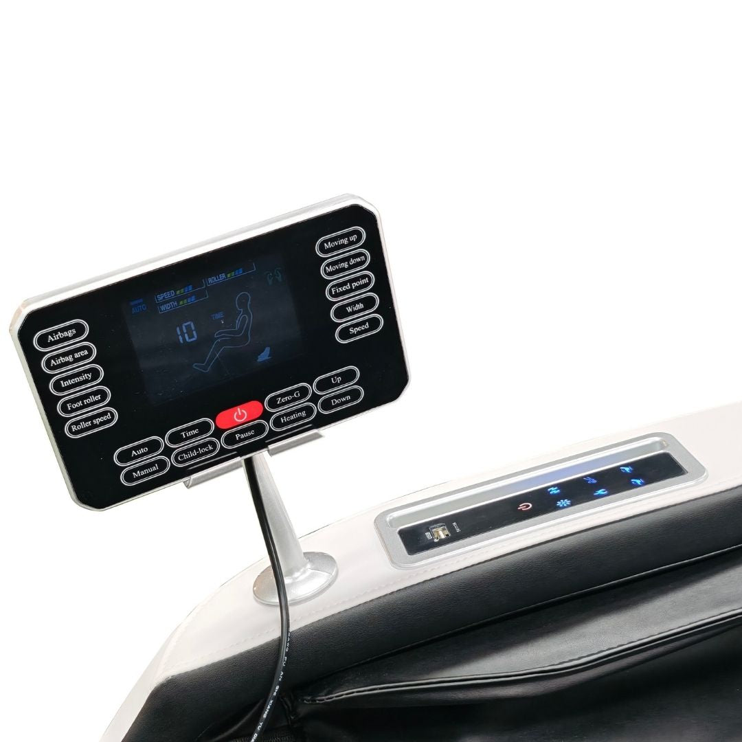 CALMORA luxury massage chair white/black