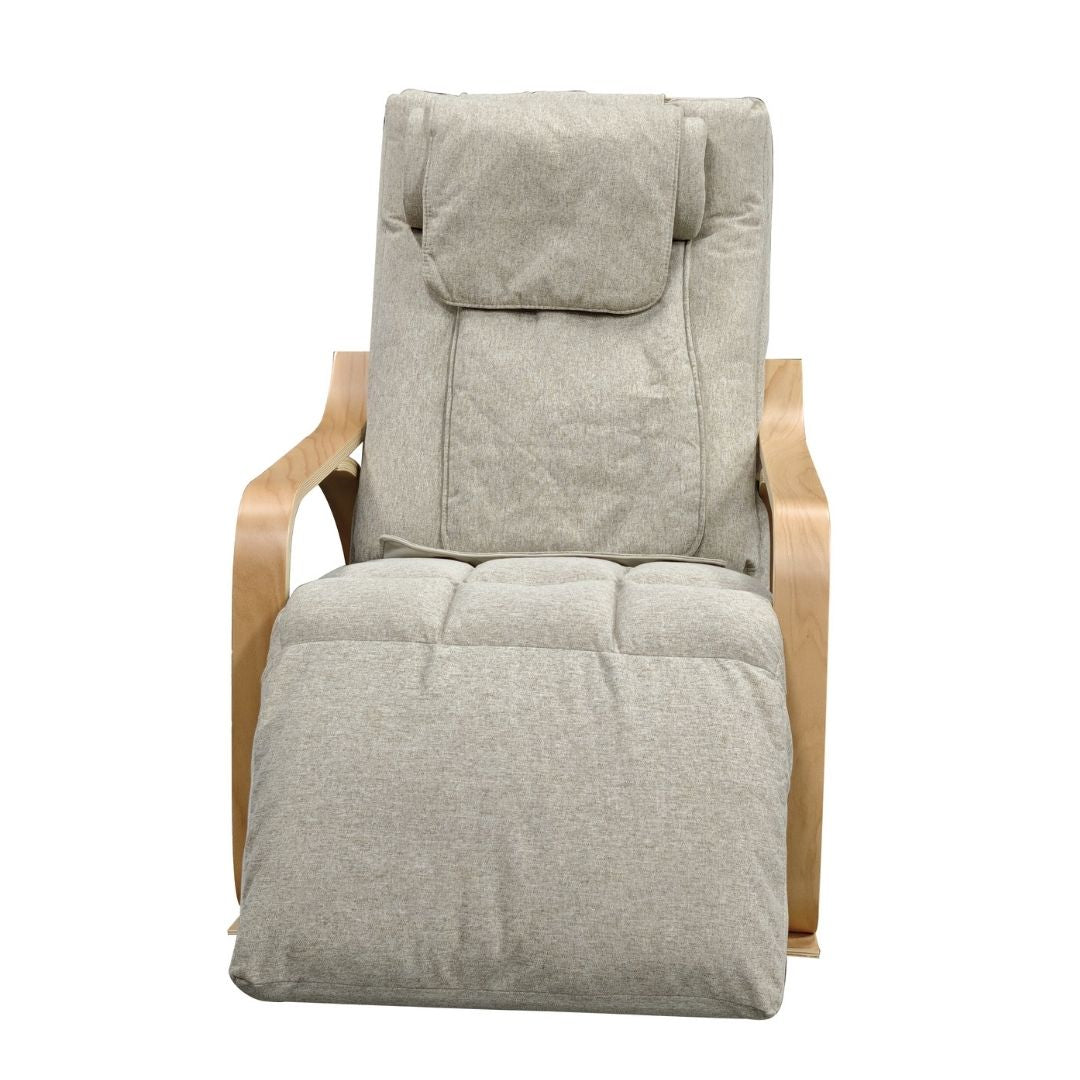 LIGORA Comfort Rocking Chair with Footrest, Grey