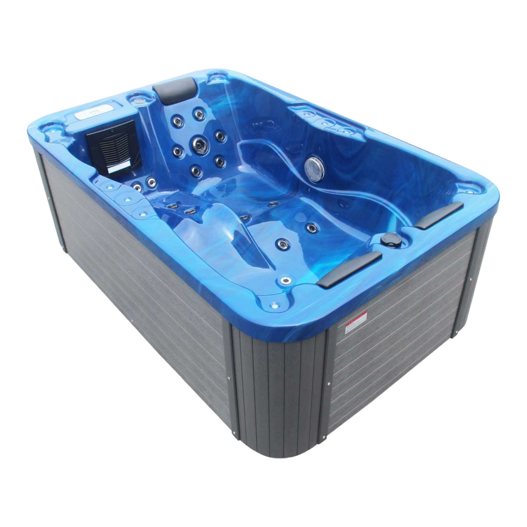 Outdoor whirlpool Modena Blue including cover - 205 x 130 x 70 cm