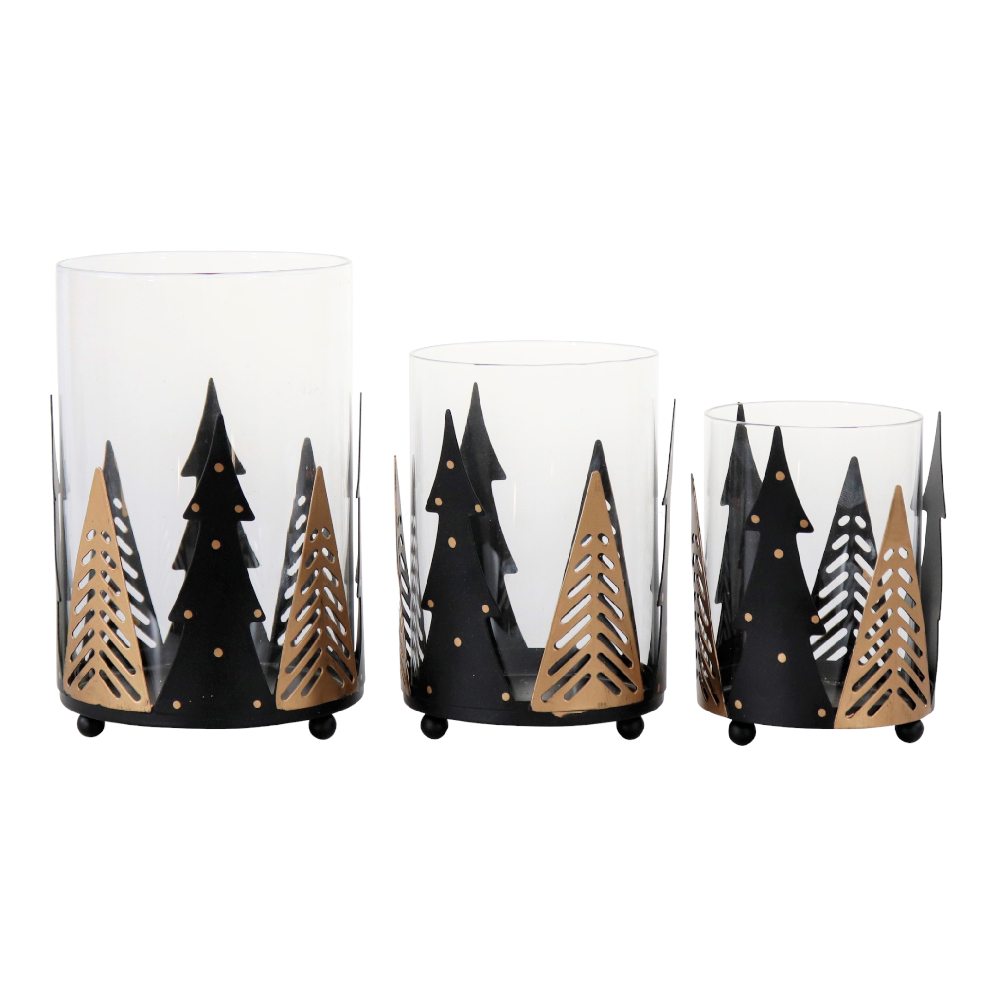 Wind lights winter forest 3 pieces