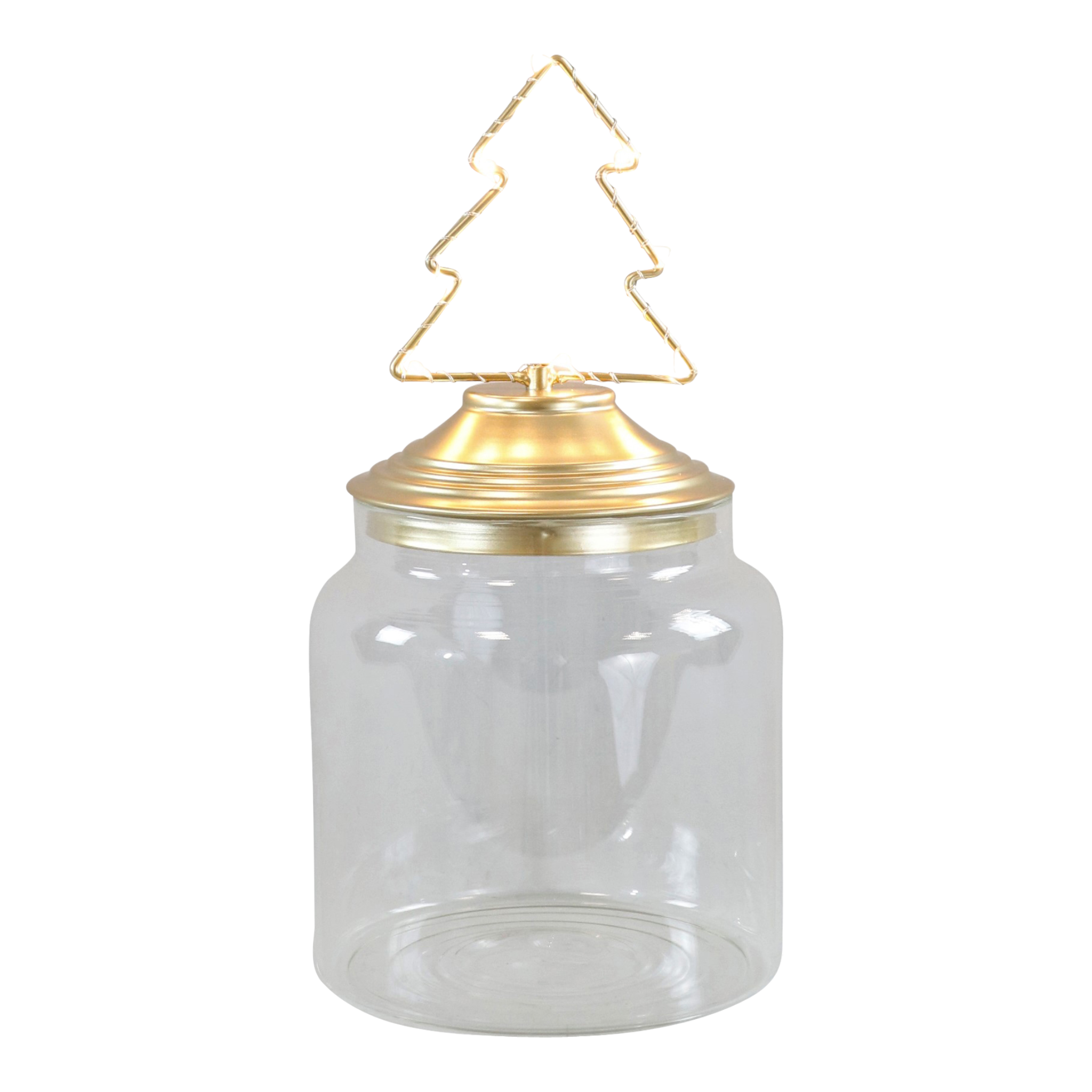 LED glass can tree