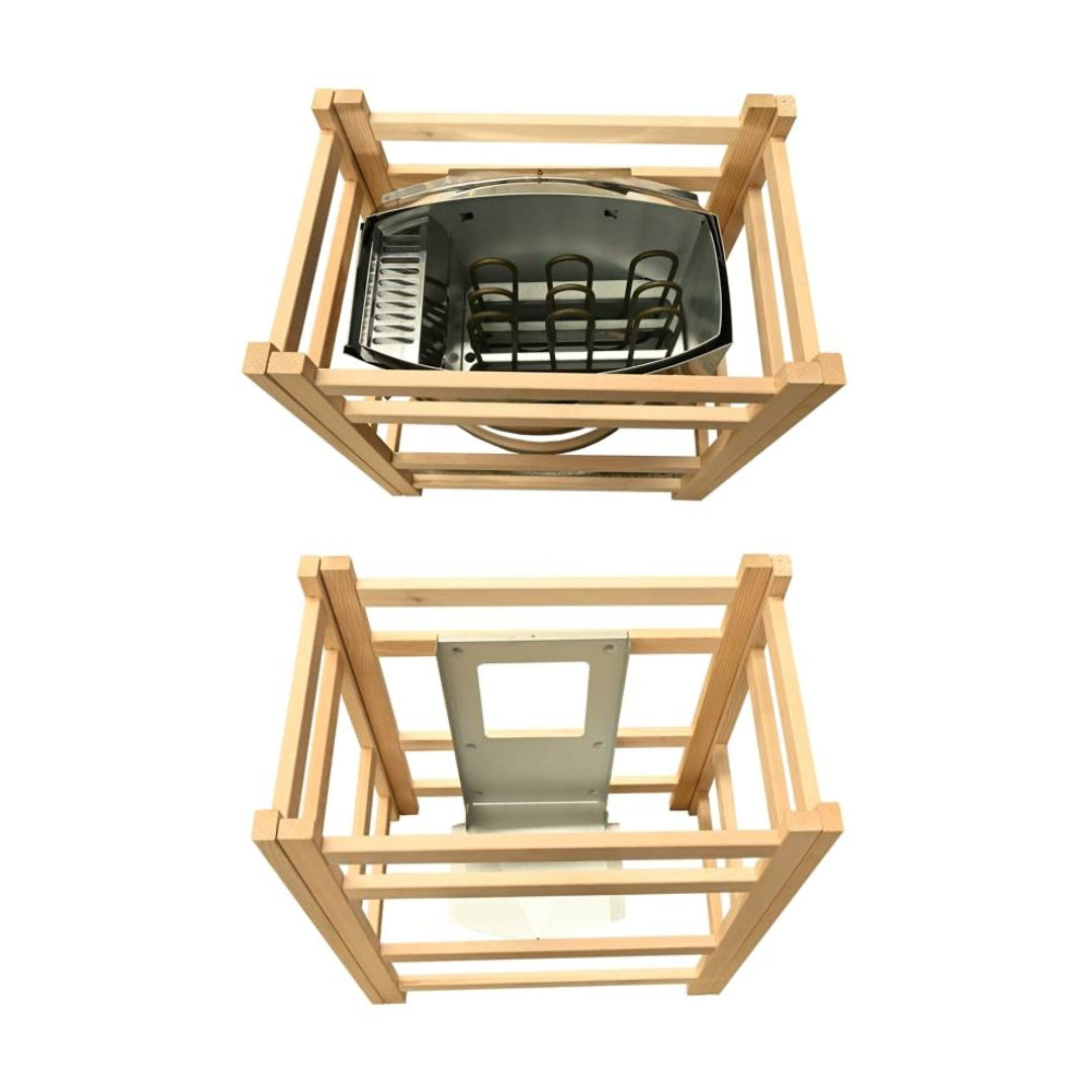 Finnische Sauna PANORAMA BLACK | für 2 Personen