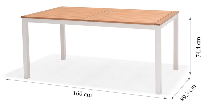 Garden table Ibis 160x90cm