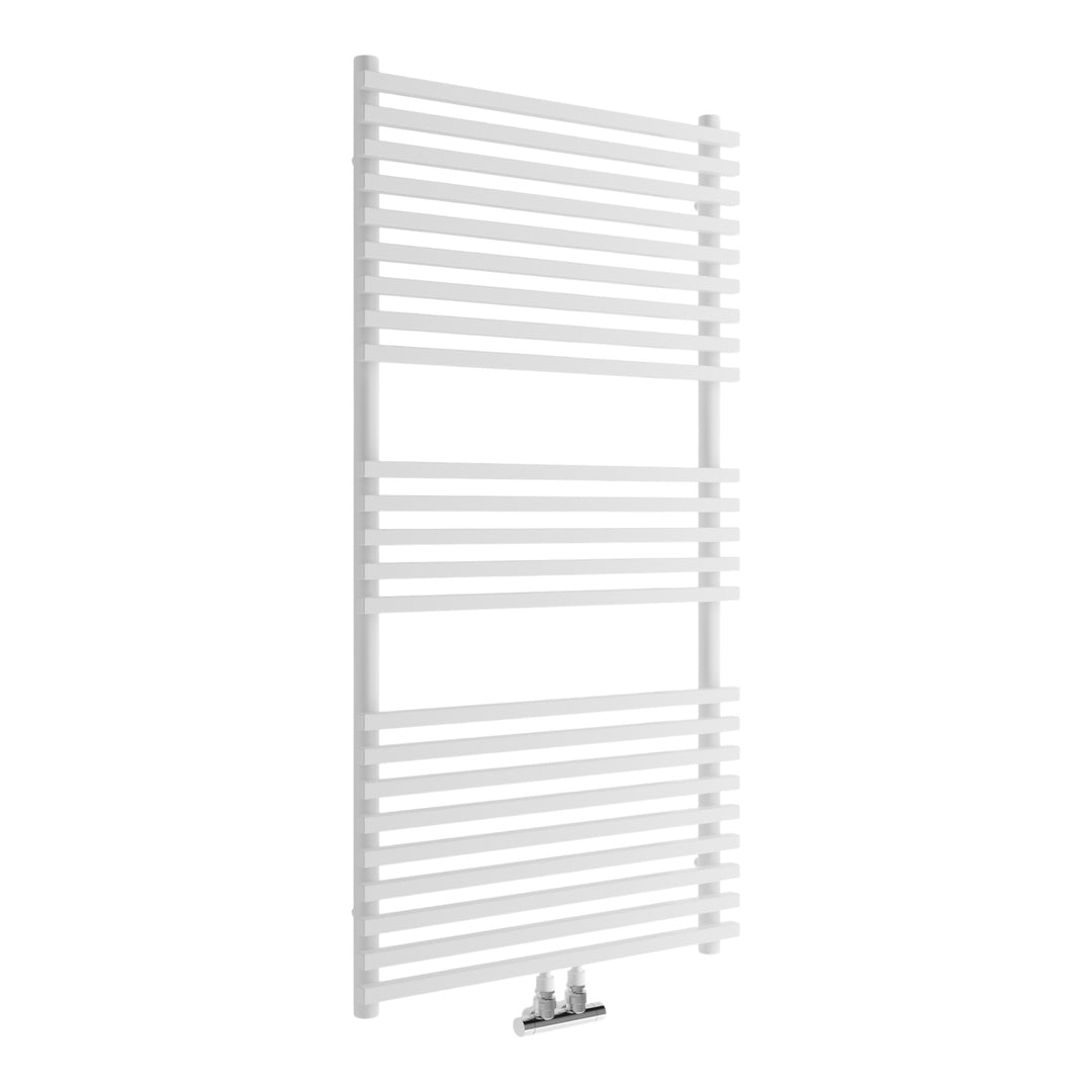 Designer radiator Trento, white, 1170 x 600 mm