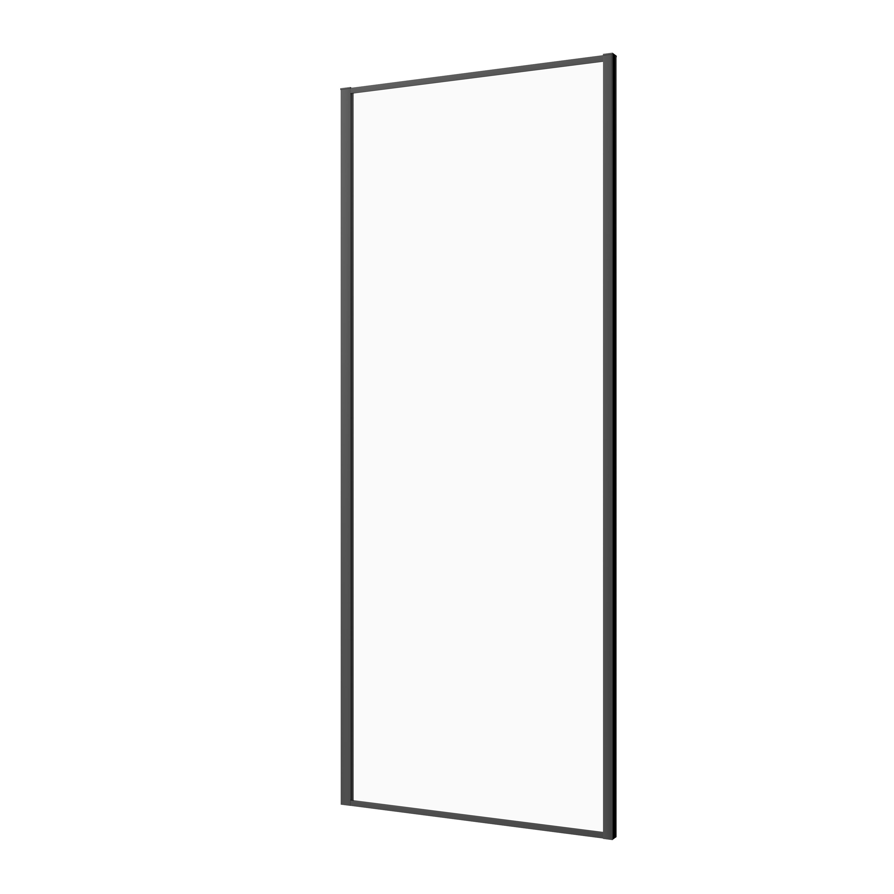 Fixglas schwarz 6mm ESG Easy-Clean in 3 verschiedenen Größen