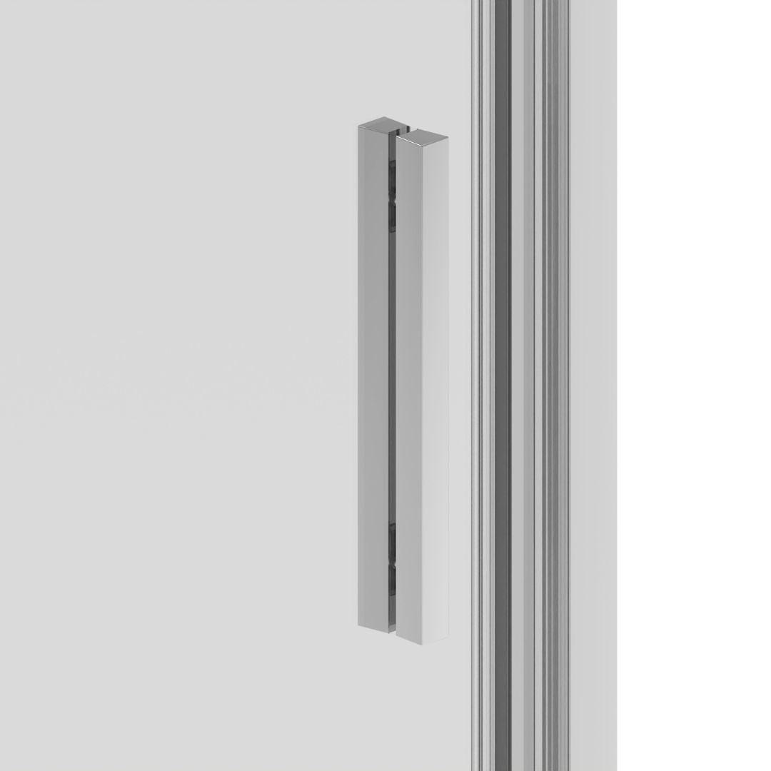 Schwenktür chrom 6mm ESG Easy-Clean in 4 verschiedenen Größen