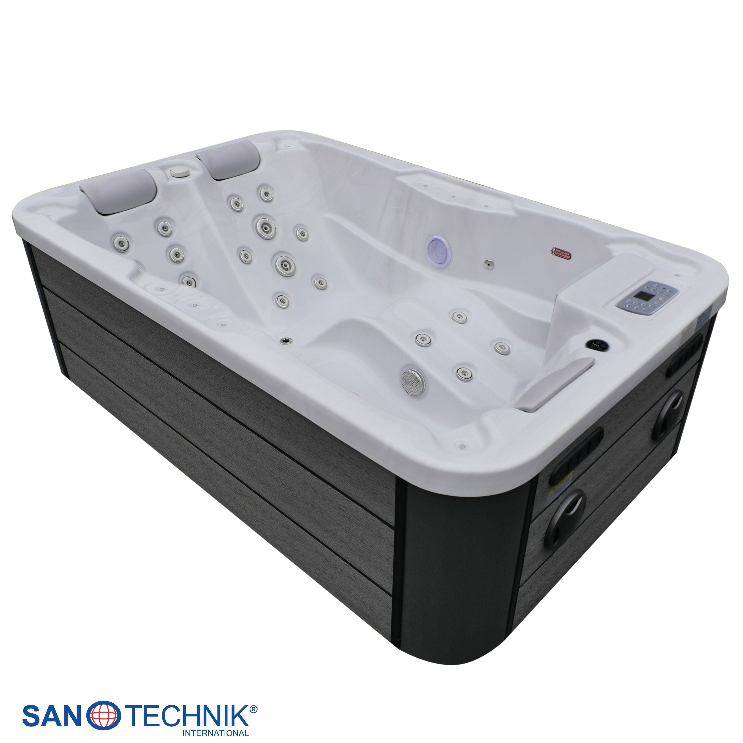 Jacuzzi exterior Modena MÁRMOL BLANCO incl. cubierta