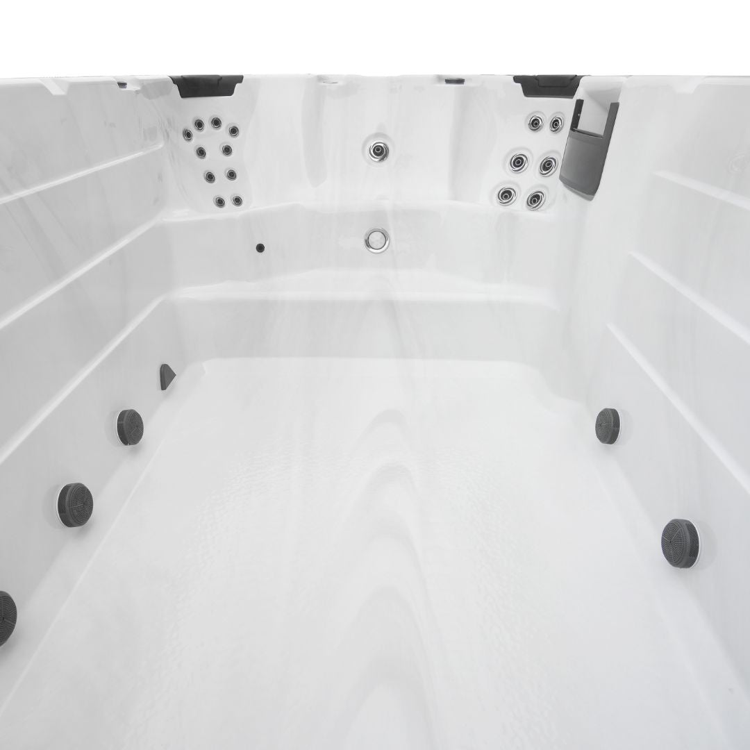 Swimspa IBIZA STERLING SILVER including cover and ladder 400 x 228 x 131 cm