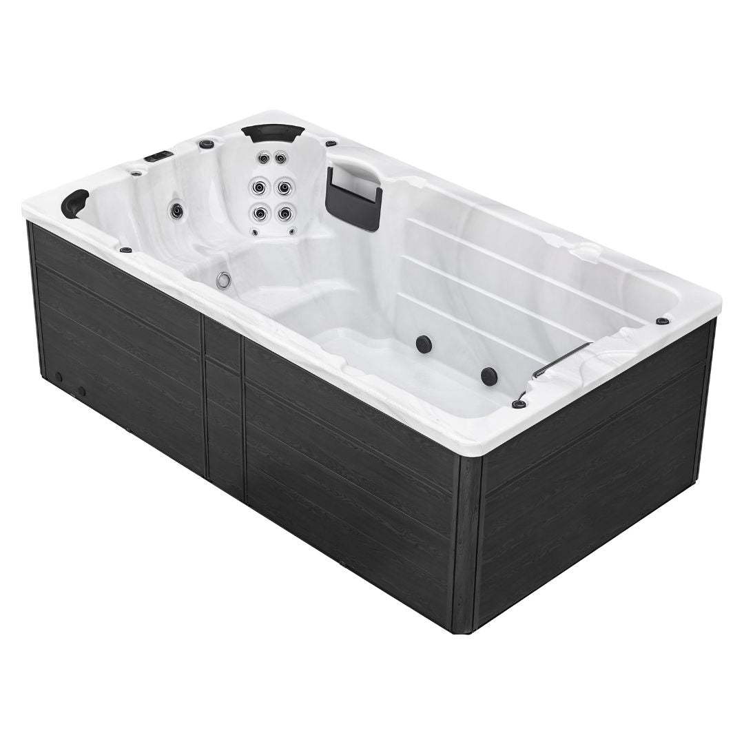 Swimspa IBIZA STERLING SILVER including cover and ladder 400 x 228 x 131 cm