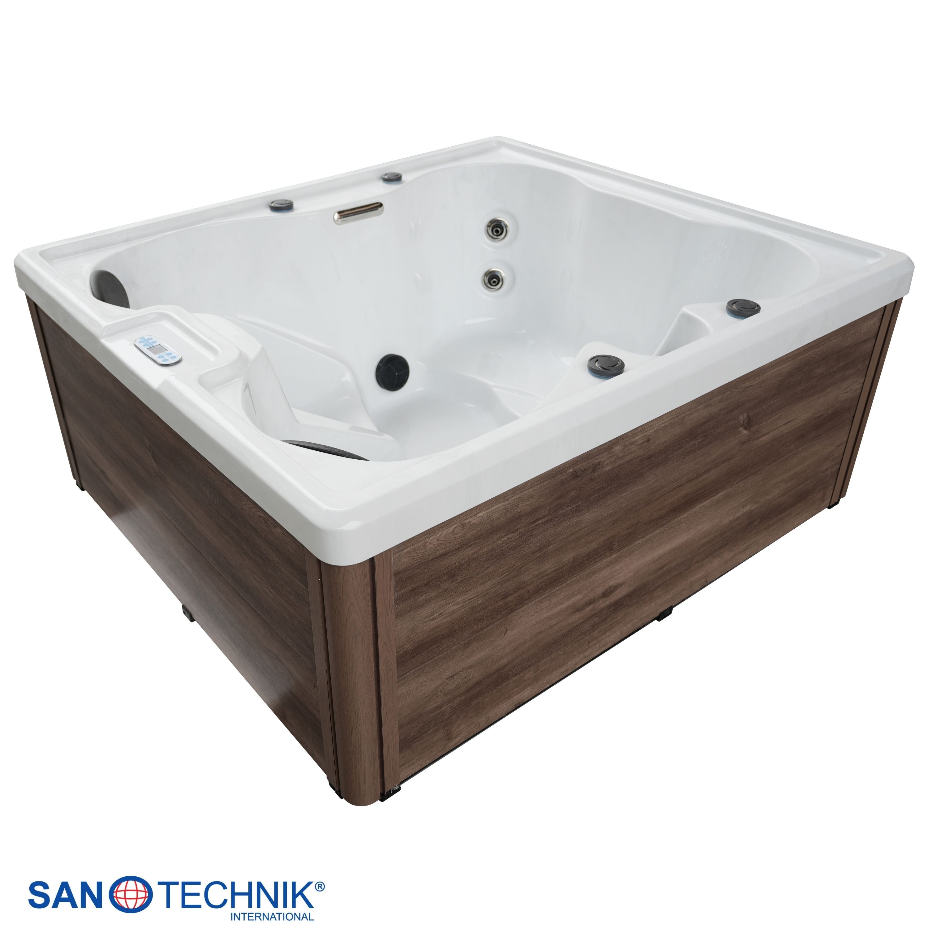 Outdoor whirlpool Modena Blue including cover - 205 x 130 x 70 cm