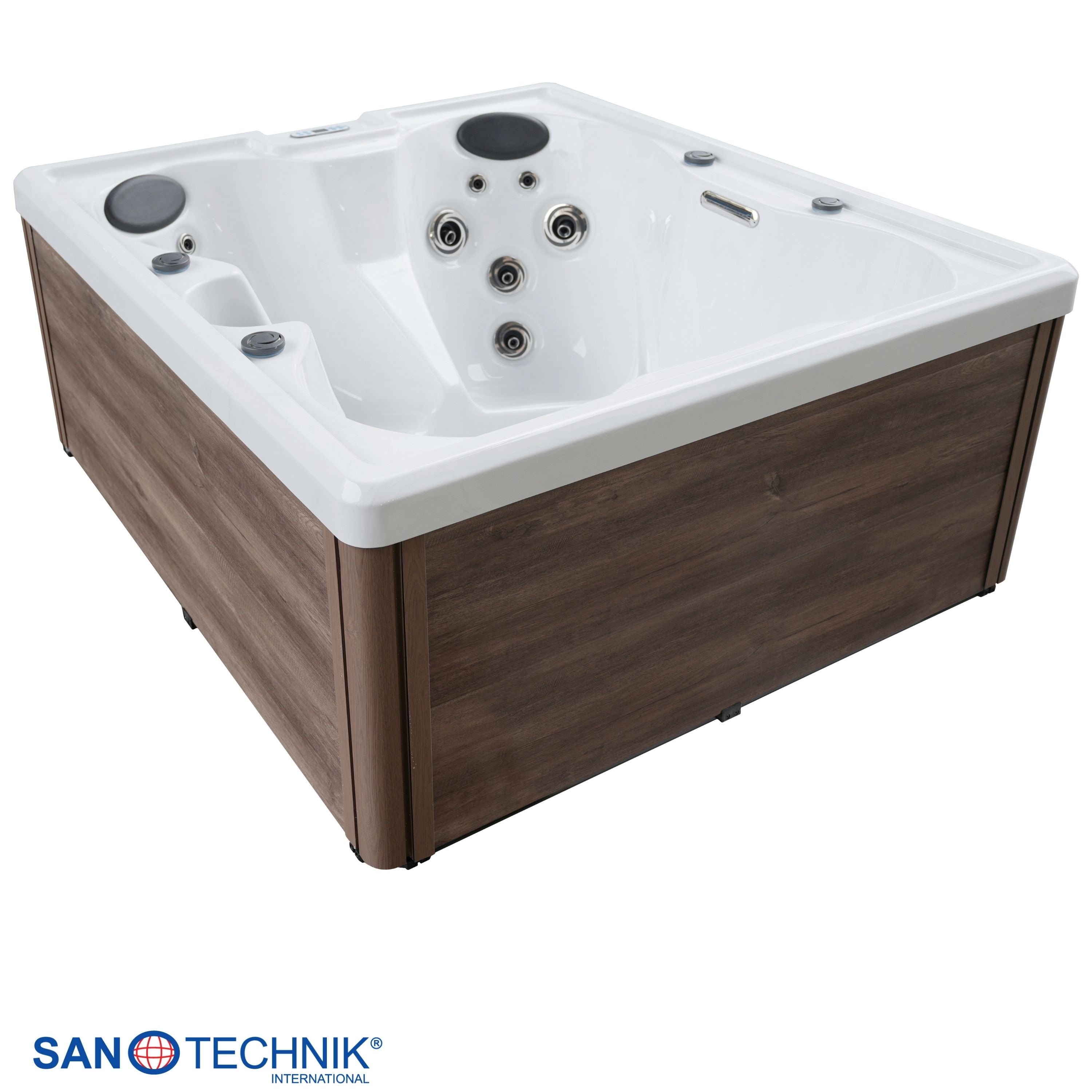 Outdoor whirlpool Modena Blue including cover - 205 x 130 x 70 cm