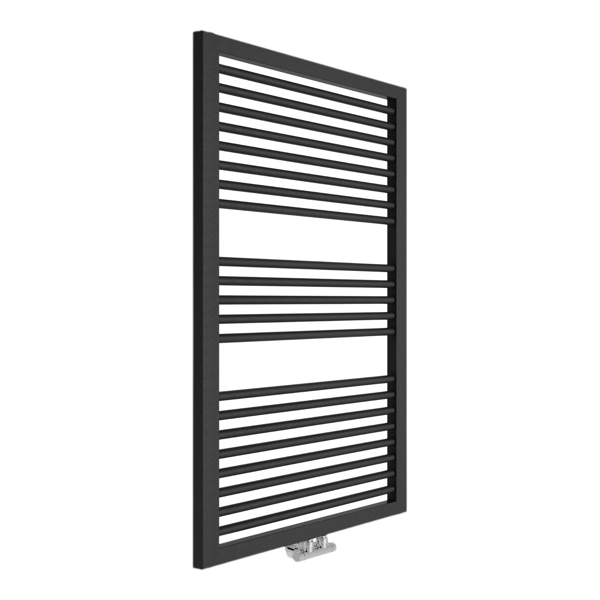 Radiador de diseño Rimini antracita 122,8 x 60 cm