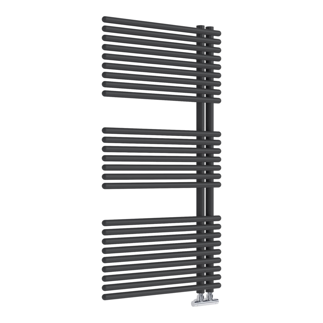 Design radiator Vienna, matt black, 113.2 x 60 cm