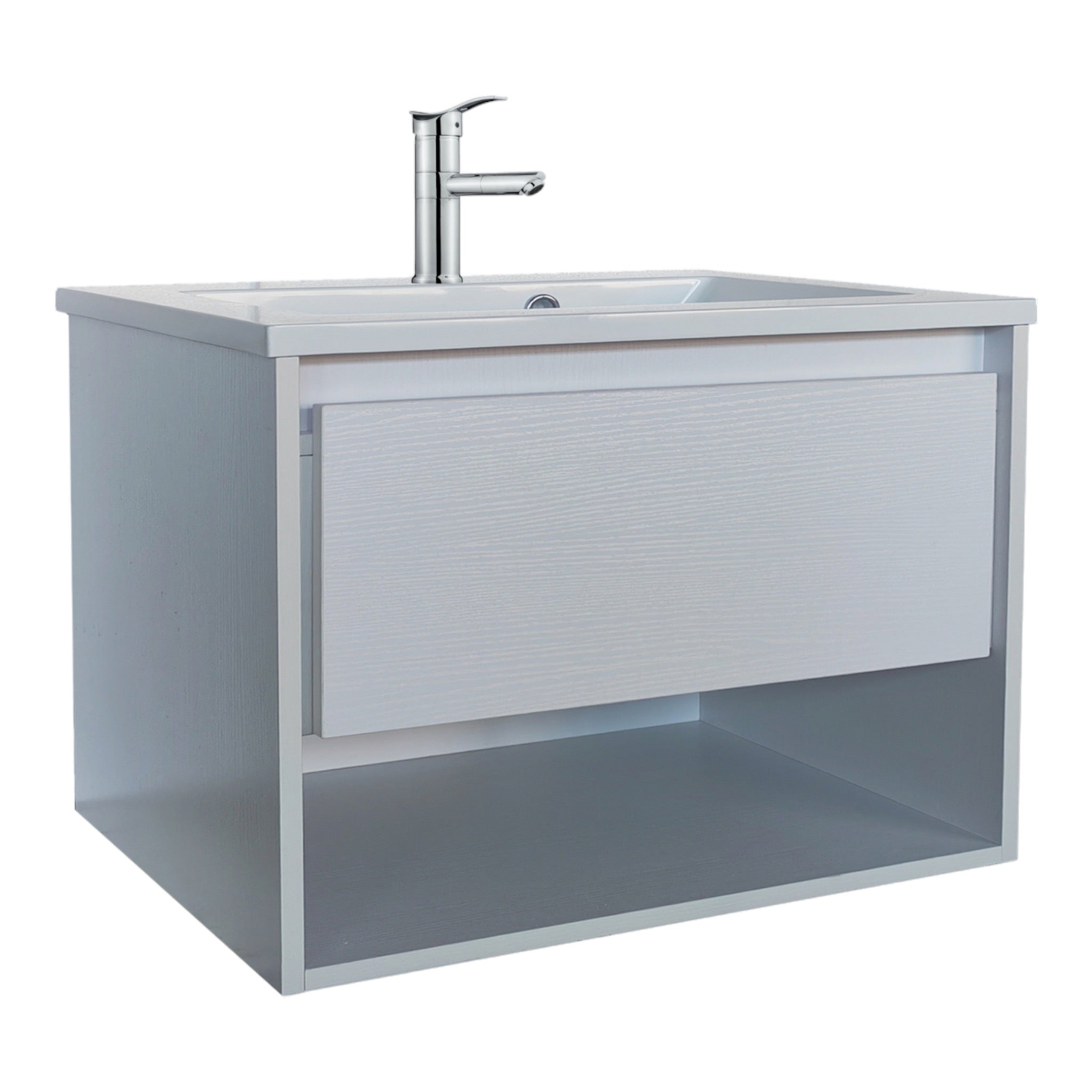 Waschbeckenunterschrank SOHO WHITE WOOD 80