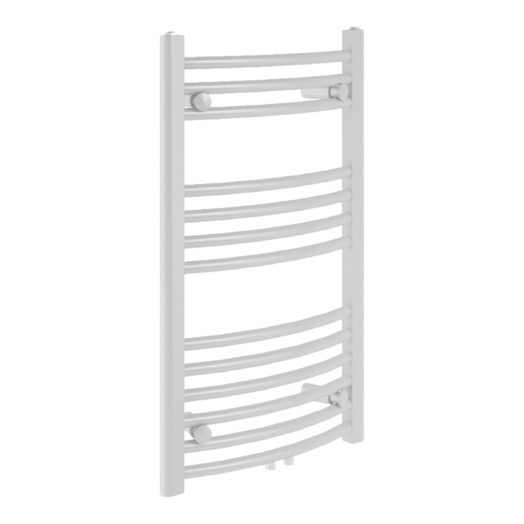 Design radiator Bari white curved 80.3 x 60 cm