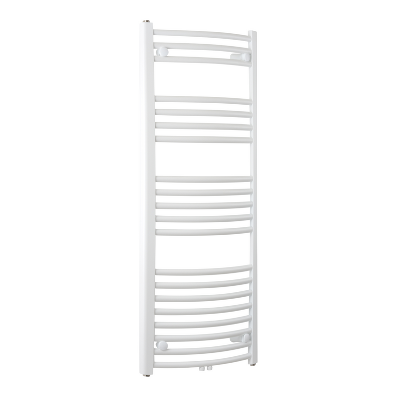 Design radiator Bari white curved 118.8 x 60 cm