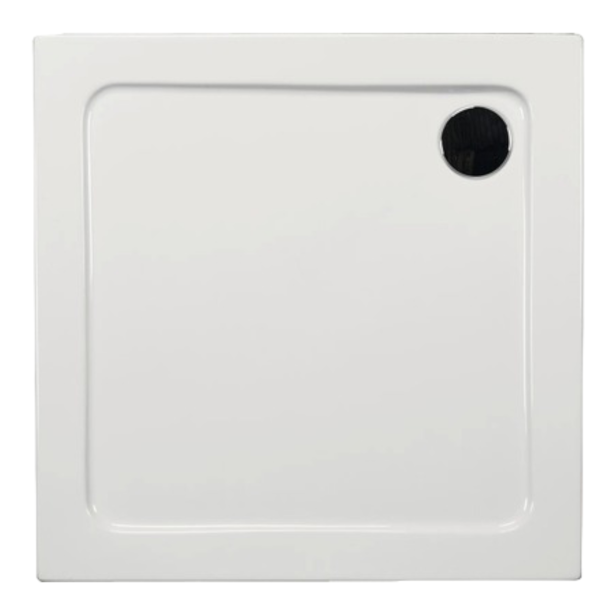 Acrylic corner shower cup VENUS in 2 different sizes