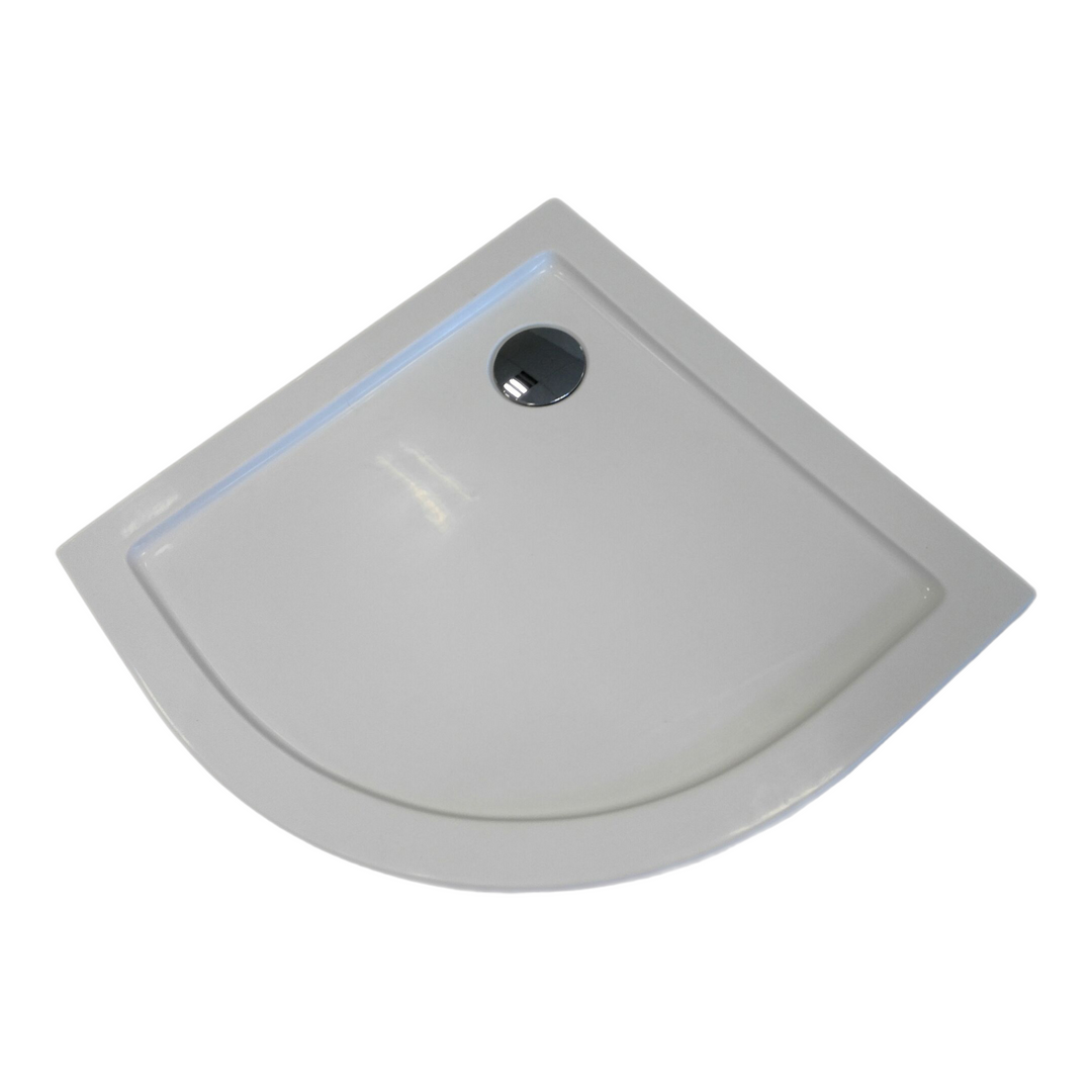 Acrylic round shower cup ZEUS in 2 different sizes