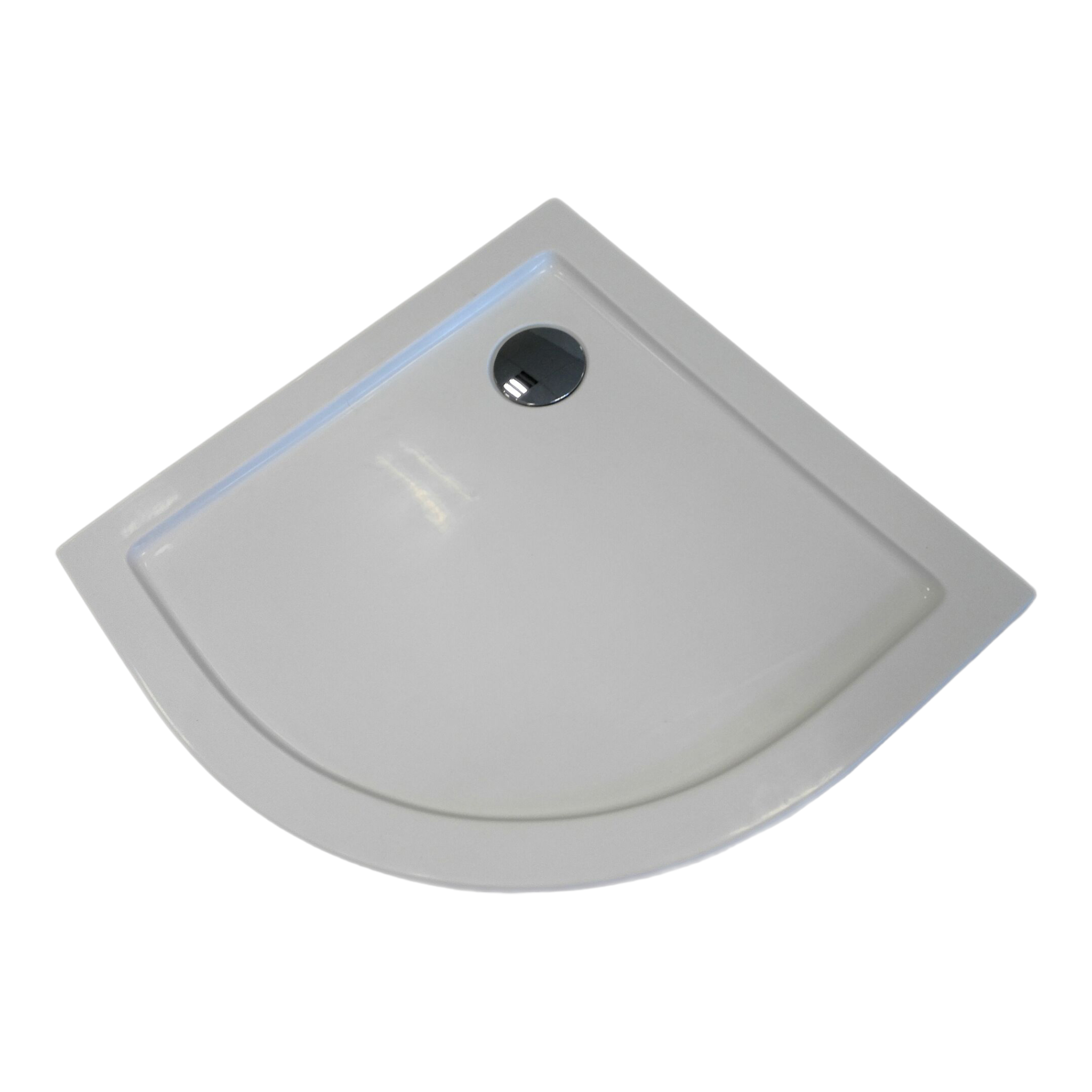 Acrylic round shower cup ZEUS in 2 different sizes