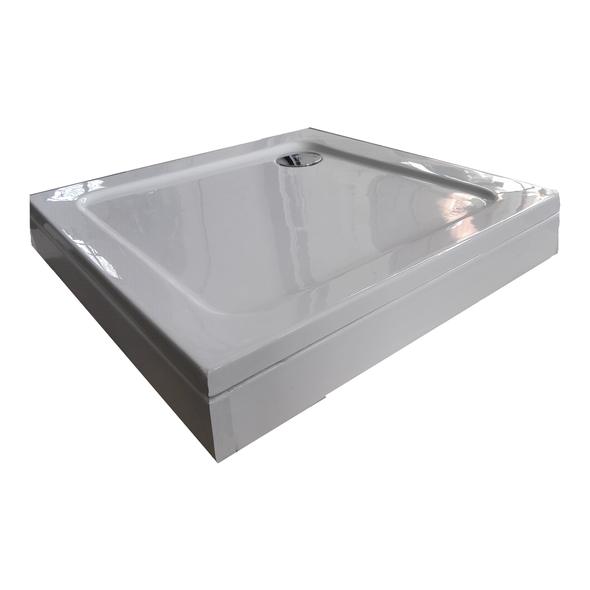 Acrylic corner shower tray BORA in 2 different sizes