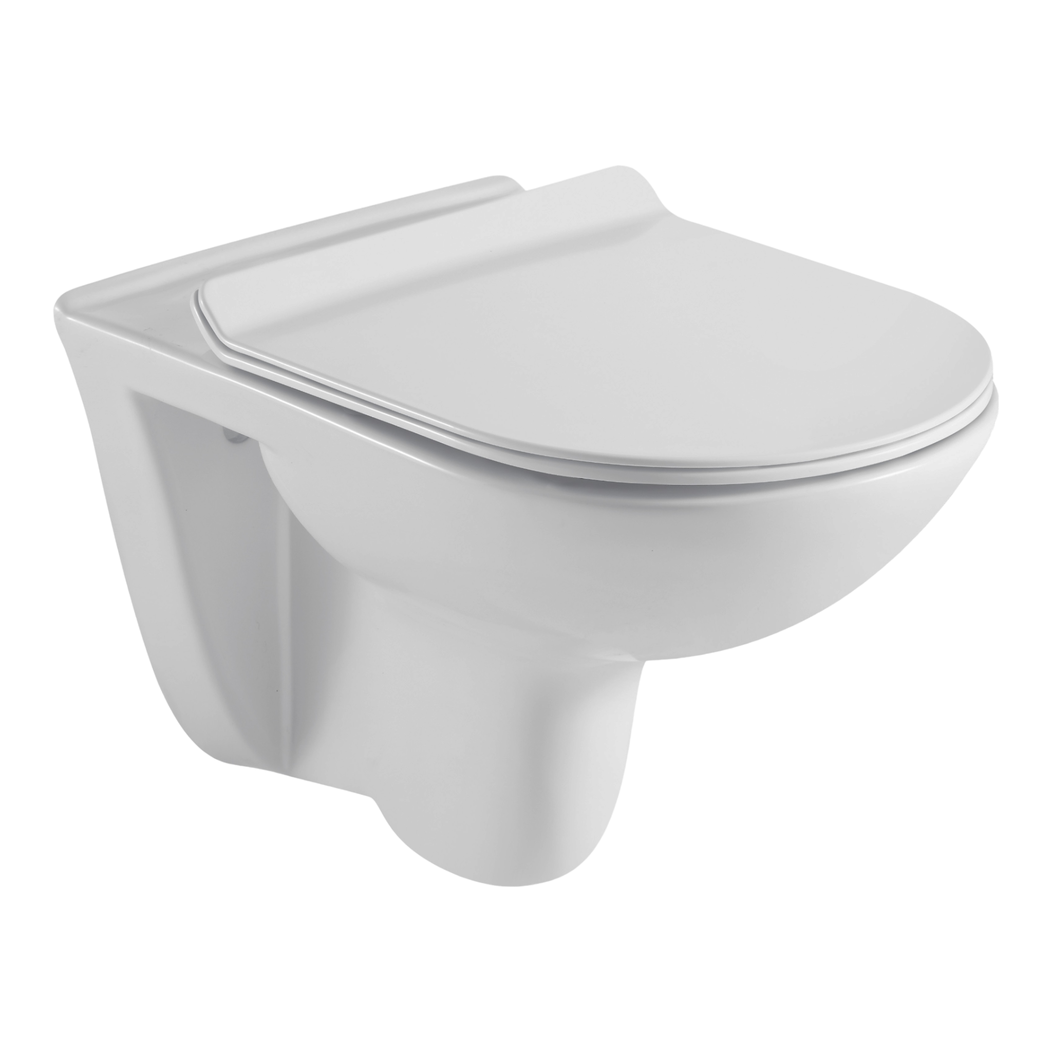 FARO rimless toilet including toilet seat | wall-mounted