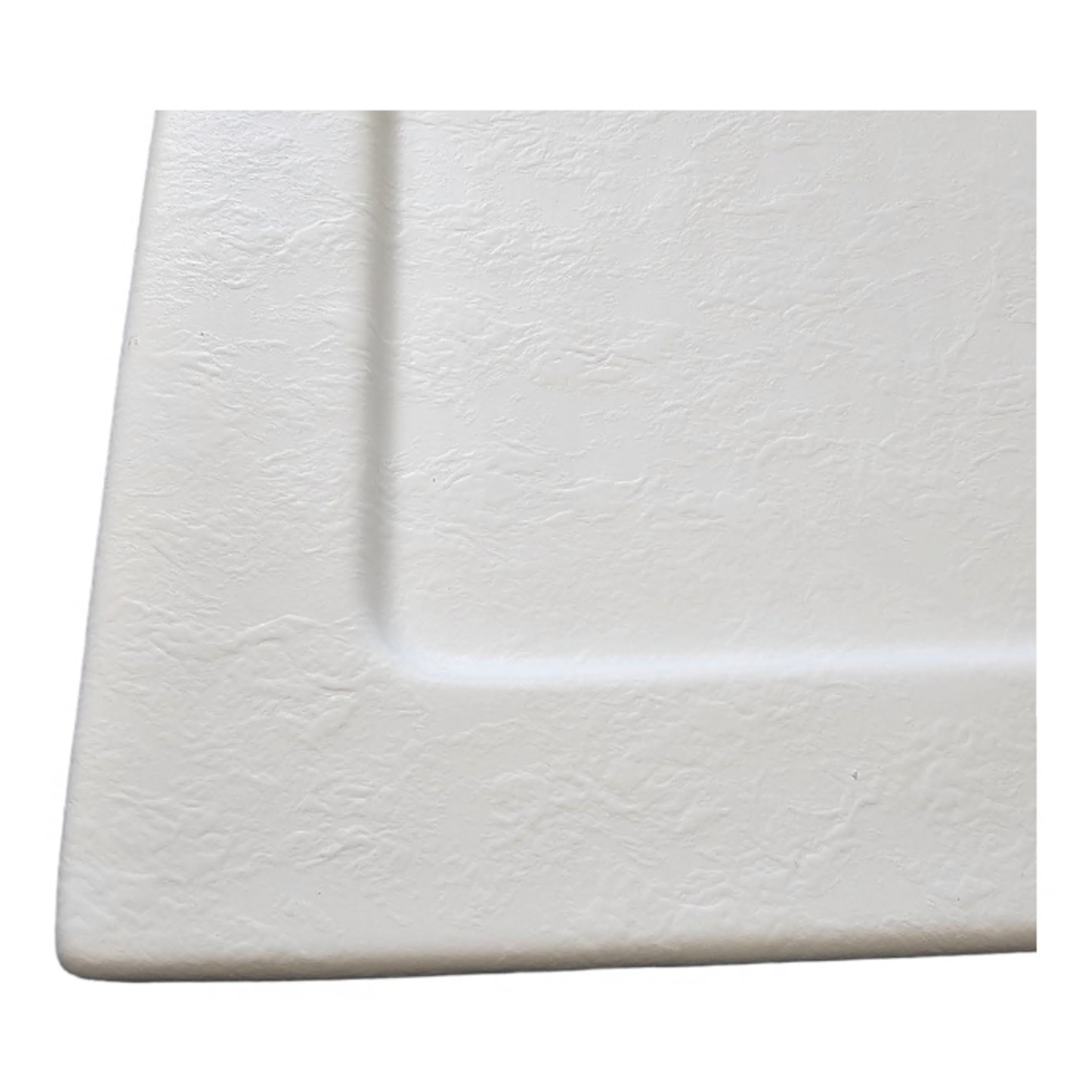 Acryl Brausetasse 80x80 cm | Weiß