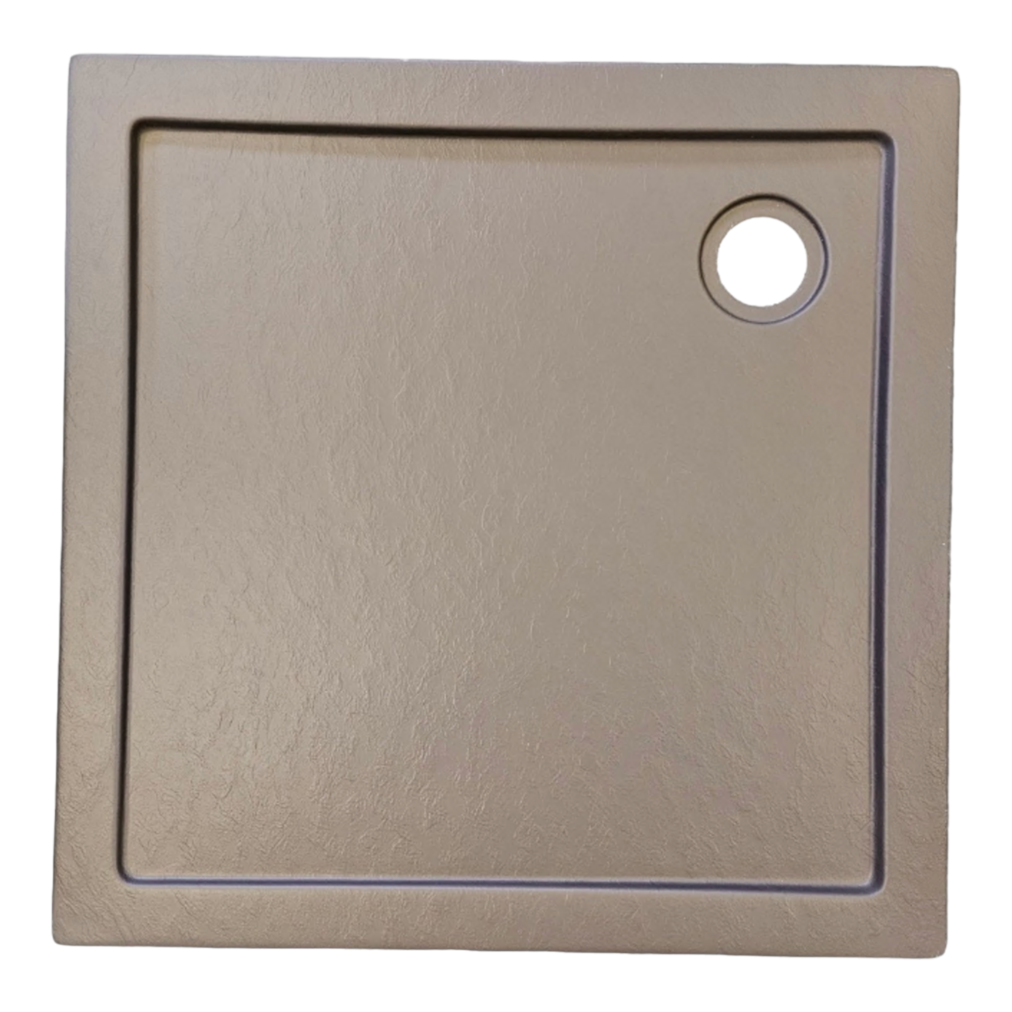 Acryl Brausetasse 80x80 cm | Grau