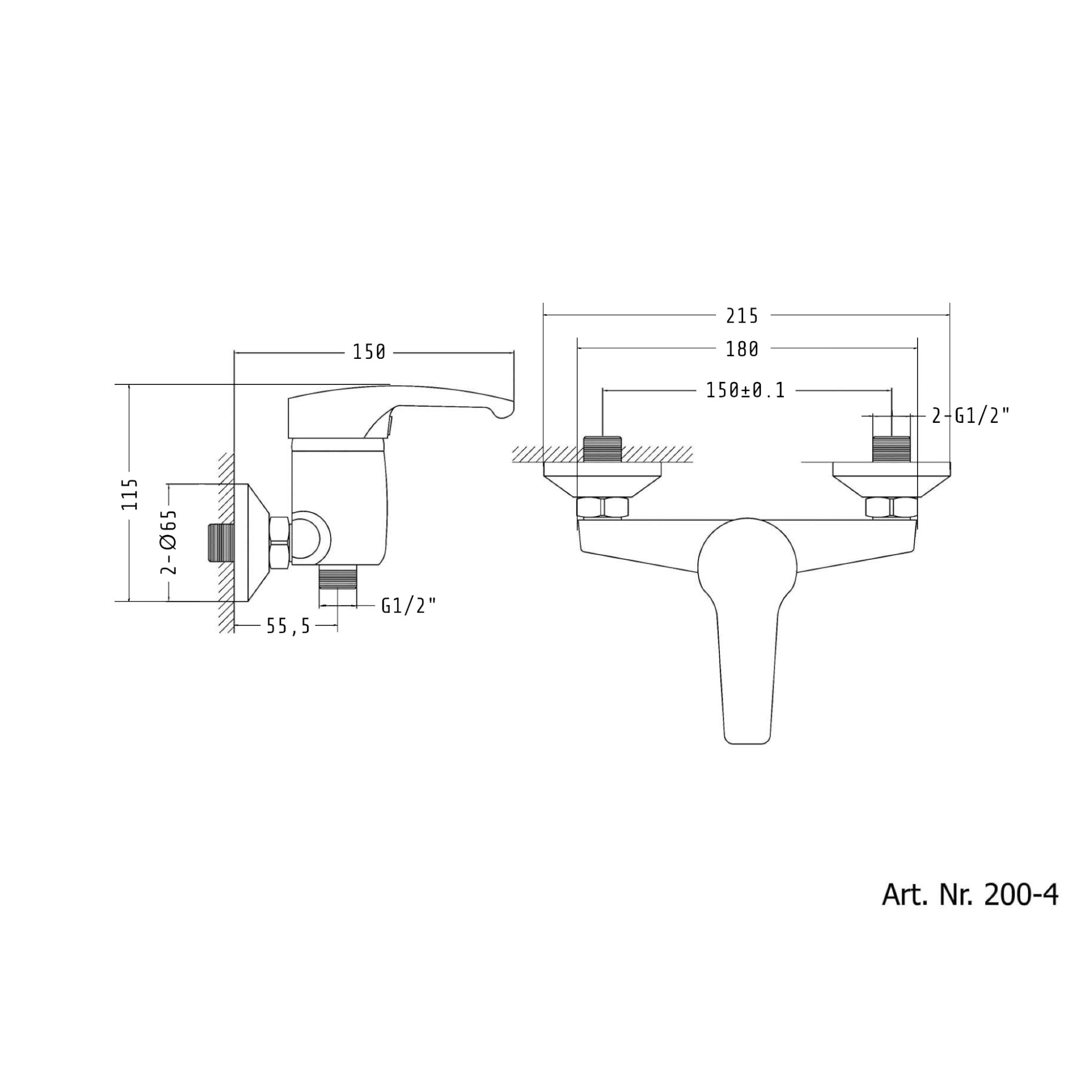 SANOCOMO Brause Armatur