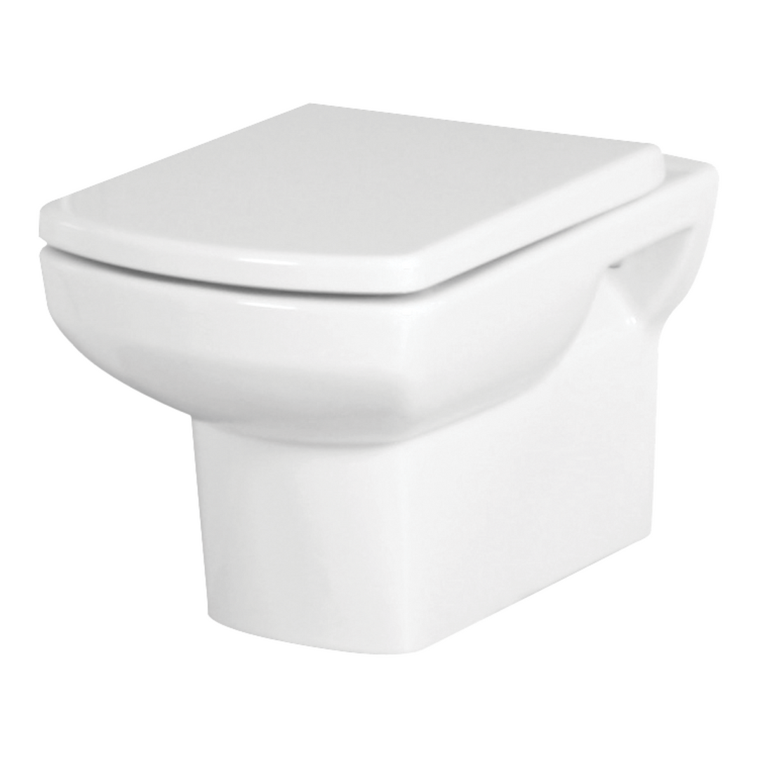 NERO wall-hung toilet incl. toilet seat white