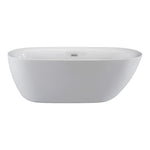 Freistehende Badewanne SYDNEY 170x75x60 cm