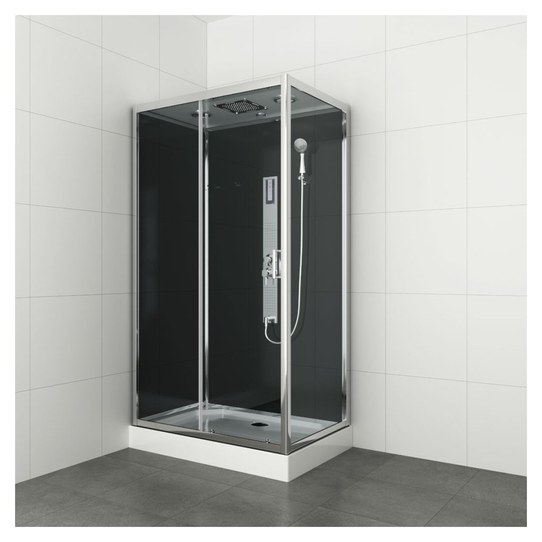 Complete shower cubicle TREND 3 - with quick assembly 80 x 120 x 215 cm