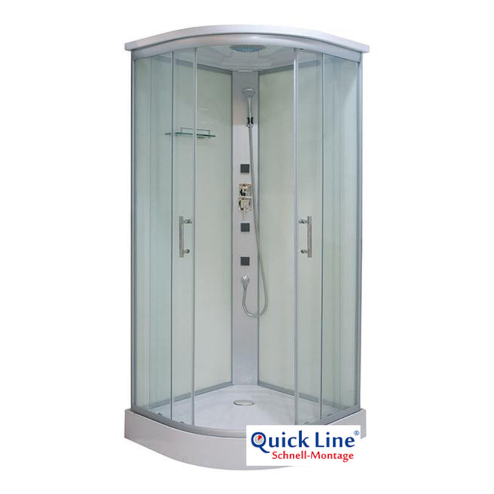 Complete shower cubicle TANGO with quick assembly 90 x 90 x 215 cm