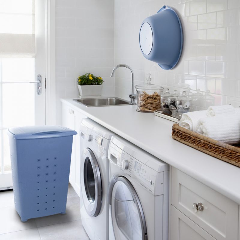 Laundry bin MILLENIUM Blue 60L