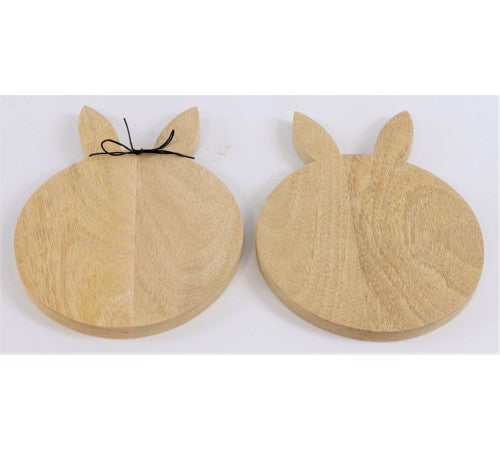 Wooden boards "Rabbit" set of 2