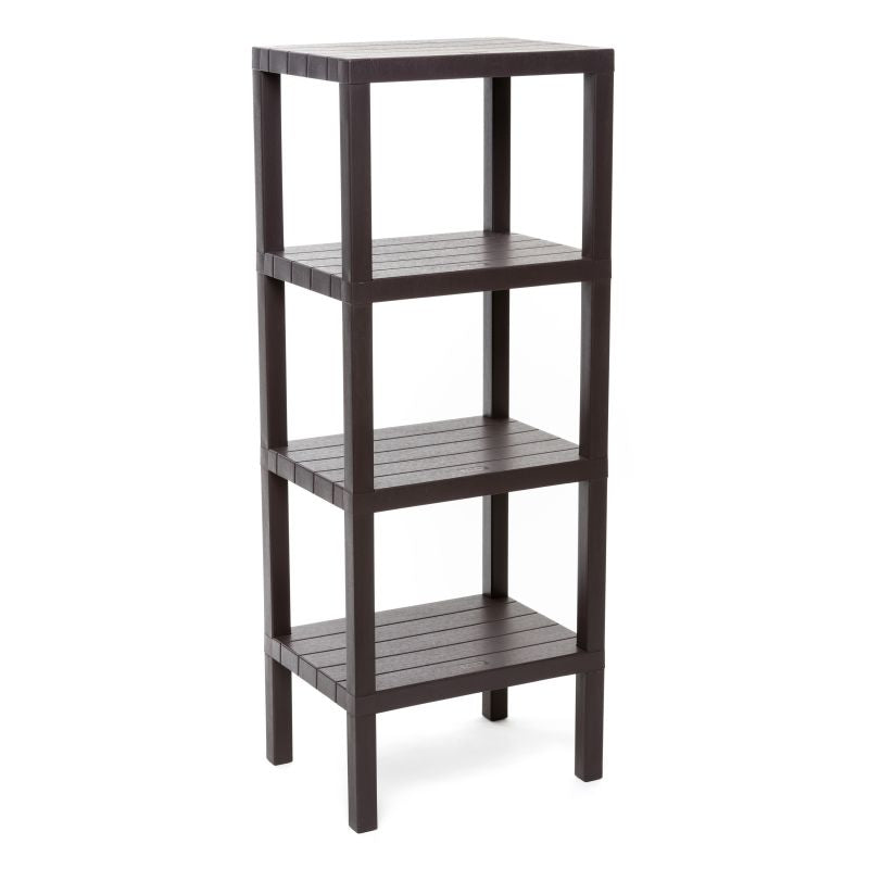 Shelf Lombok 4 floors brown