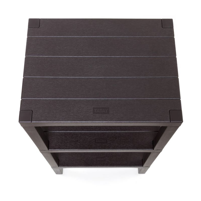 Shelf Lombok 3 floors brown