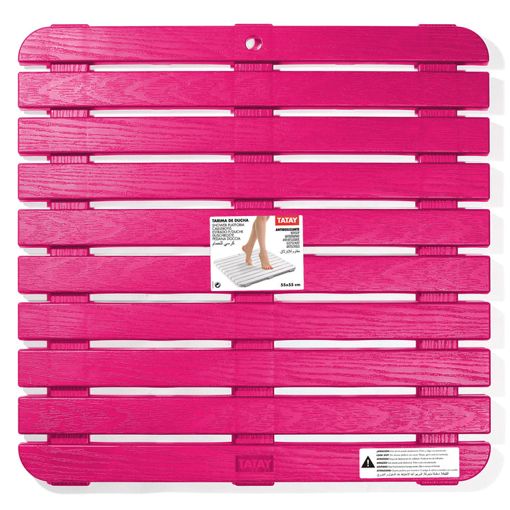 Shower grid 55 x 55 - Pink