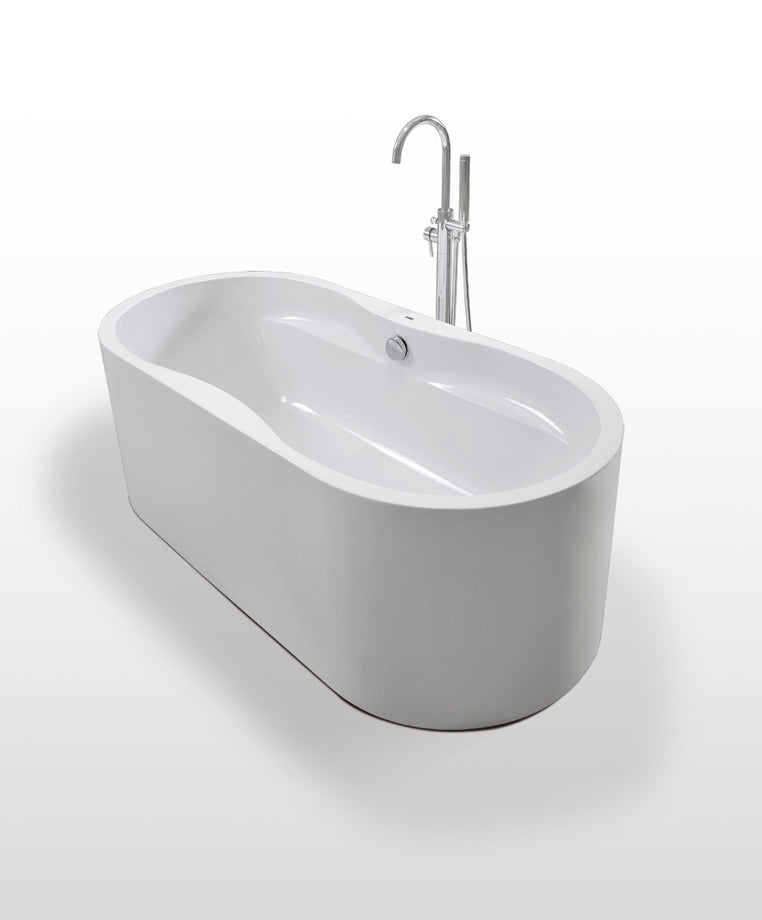 Freestanding bathtub LIVERPOOL 170 x 80 x 60 cm