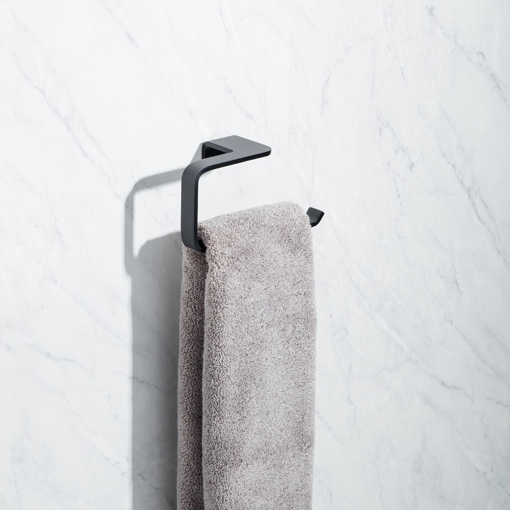 Towel holder ring ONYX black matt